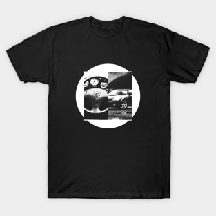 TOYOTA MR2 MK3 Black 'N White 5 (Black Version) T-Shirt